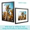 11x14 Picture Frame with Mat for 8x10 Photo - High Definition Glass Wide Molding - Preinstalled Wall Mounting Hardware (Black, 1 Pack)
